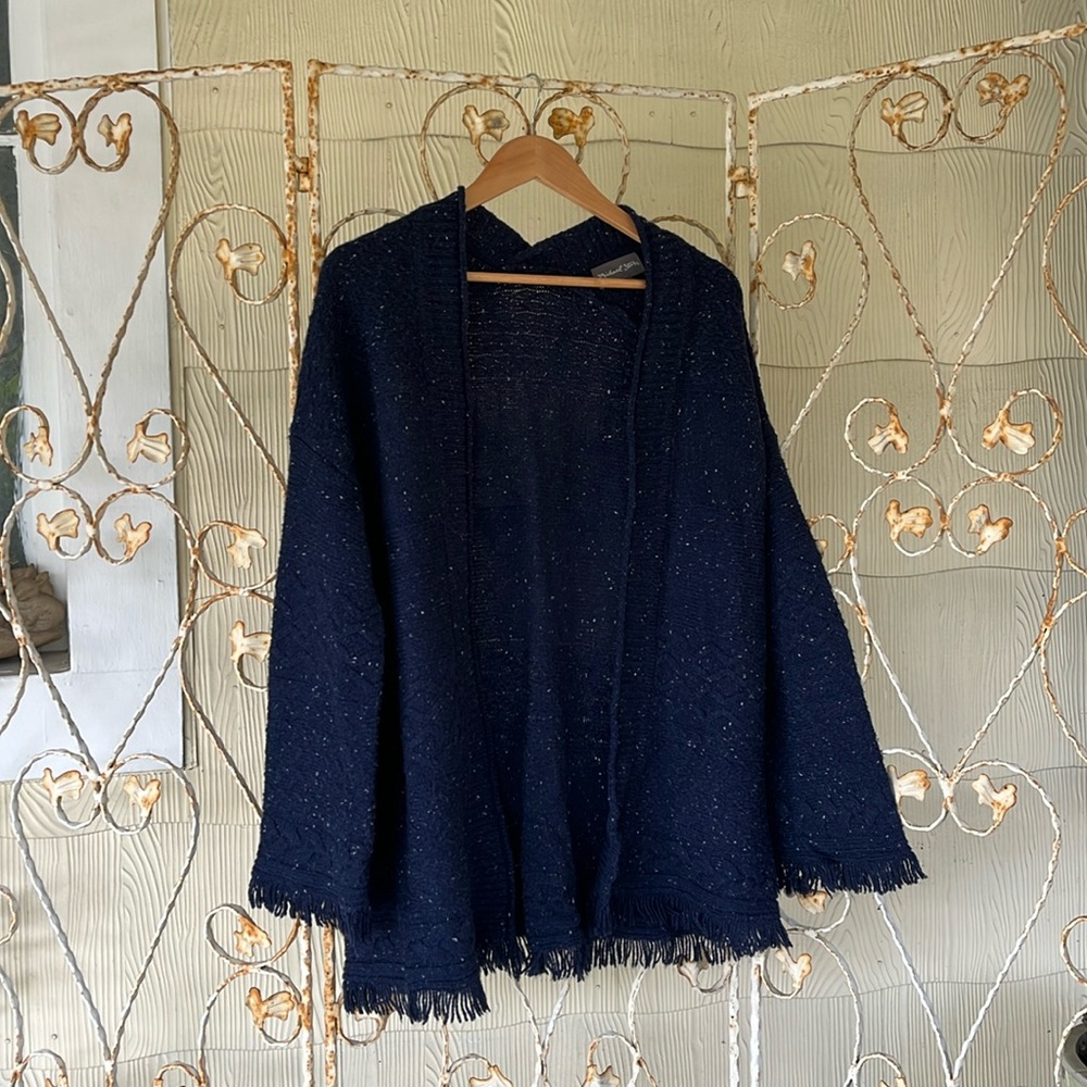 Michael Stars Blue Cardigan